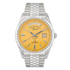 West End The Classics 41 Automatic 6868.10.3338N Yellow Dial Stainless Steel Men's Watch