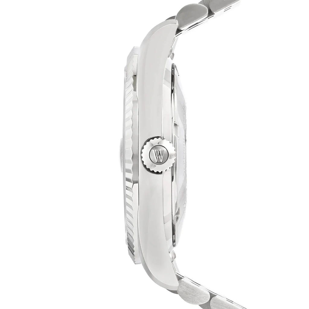 West End The Classics 41 Automatic 6868.10.3338N Yellow Dial Stainless Steel Men's Watch