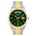 West End The Classics XL Automatic 6868.20.3330Y Green Dial Two-Tone Stainless Steel  Men's Watch